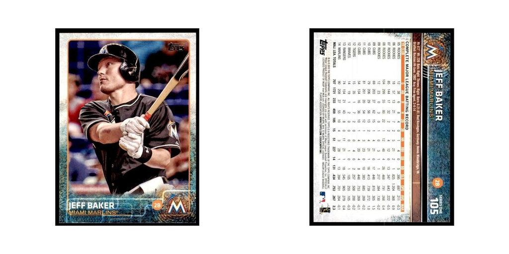 Jeff Baker 2015 Topps #105 Baseball Cards Baseball Card NM