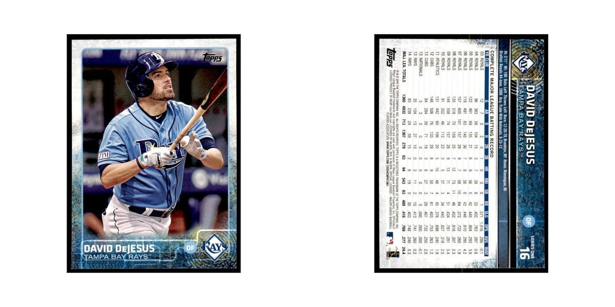 David DeJesus 2015 Topps #16 Baseball Cards Baseball Card NM