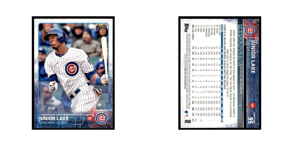 Junior Lake 2015 Topps #95 Baseball Cards Baseball Card NM
