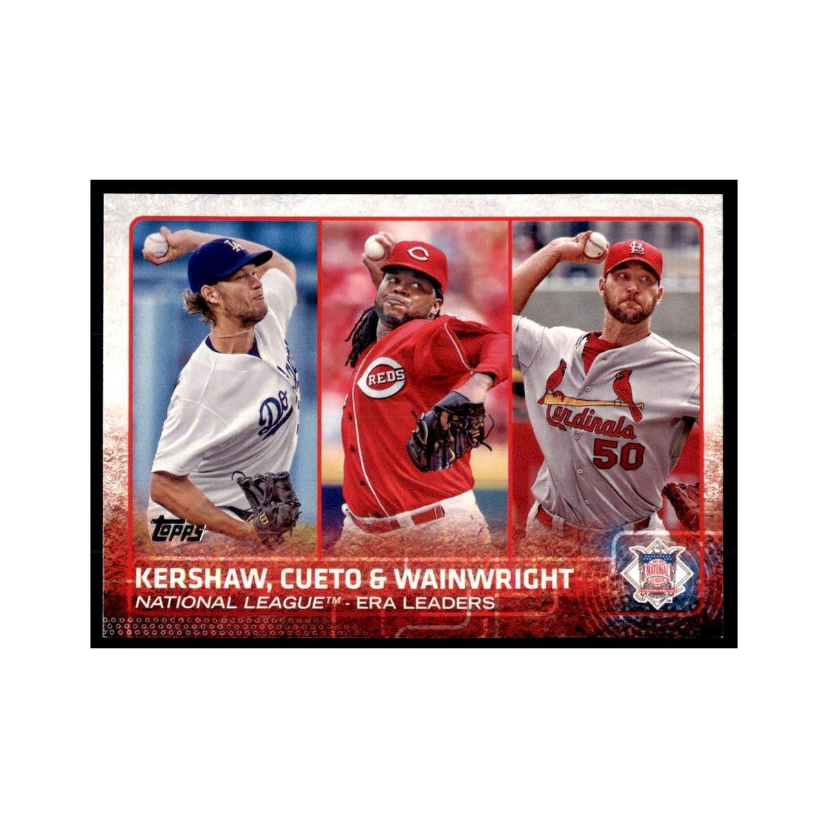 Kershaw Cueto Wainwright 2015 Topps #61 Baseball Cards Baseball Card NM