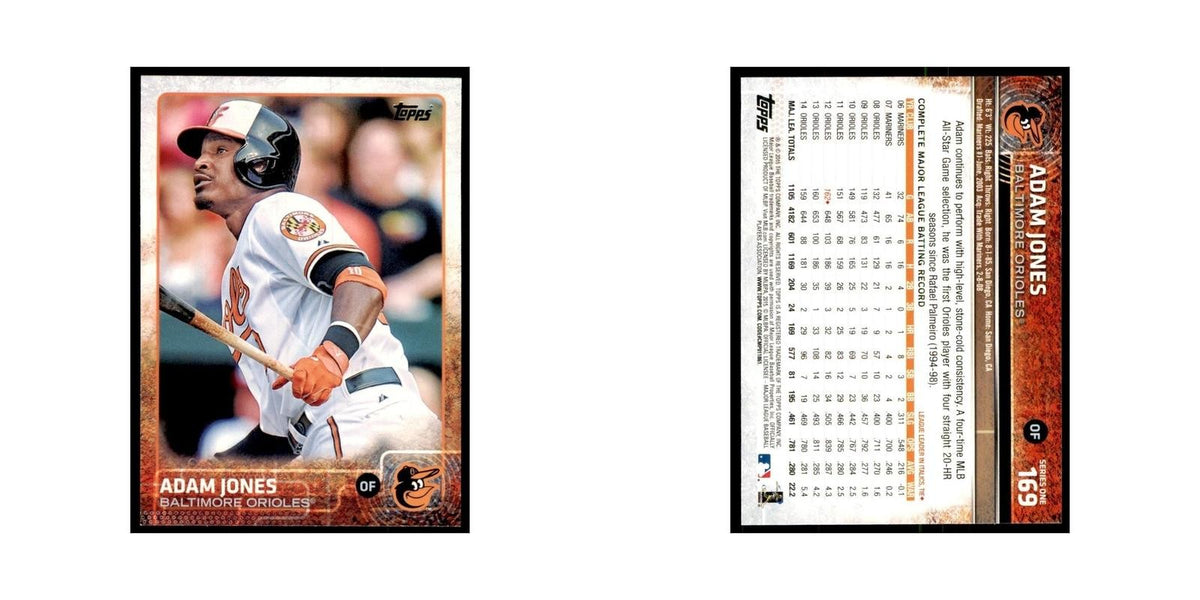 Adam Jones 2015 Topps #169 Baseball Cards Baseball Card NM