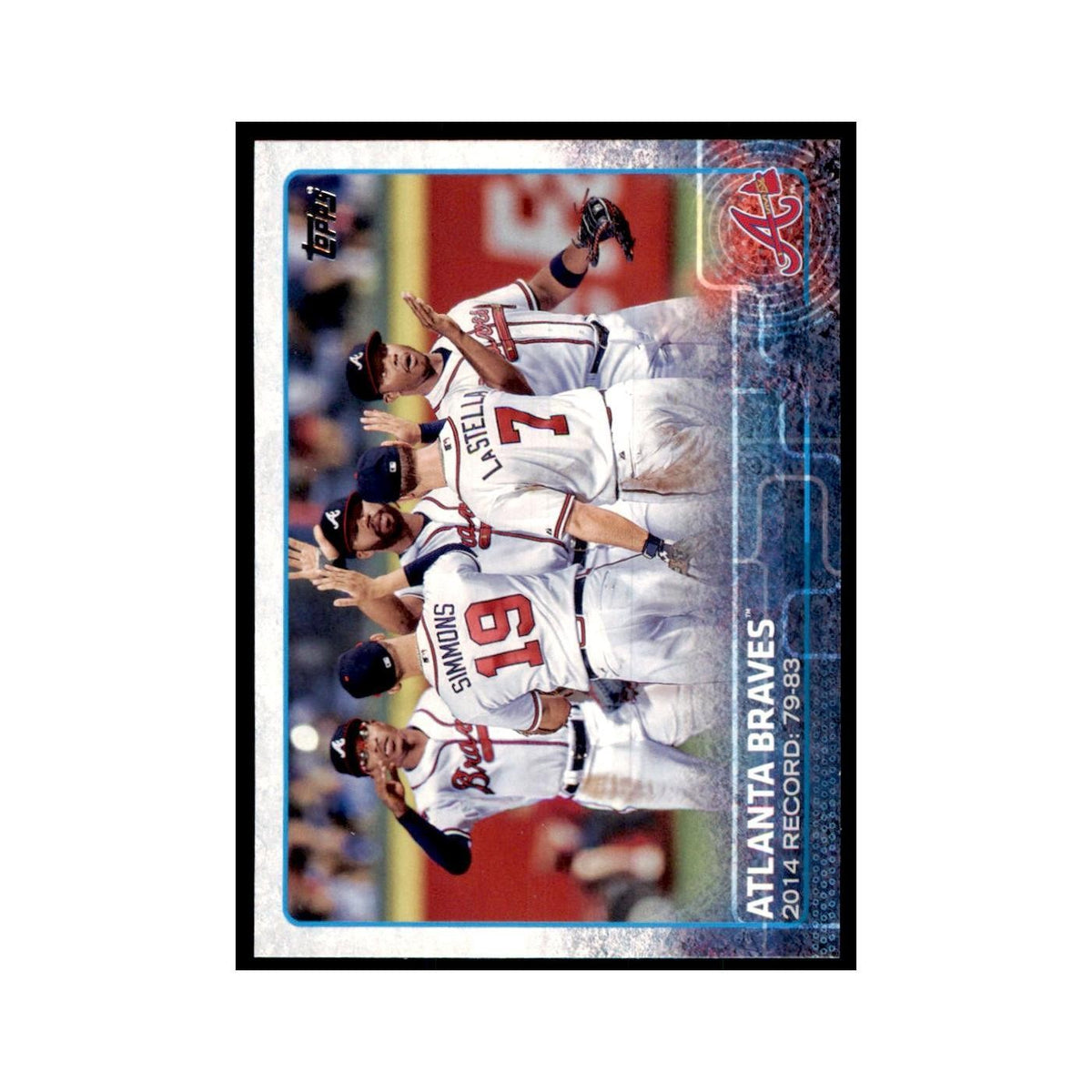 Atlanta Braves 2015 Topps #64 Baseball Cards Baseball Card NM