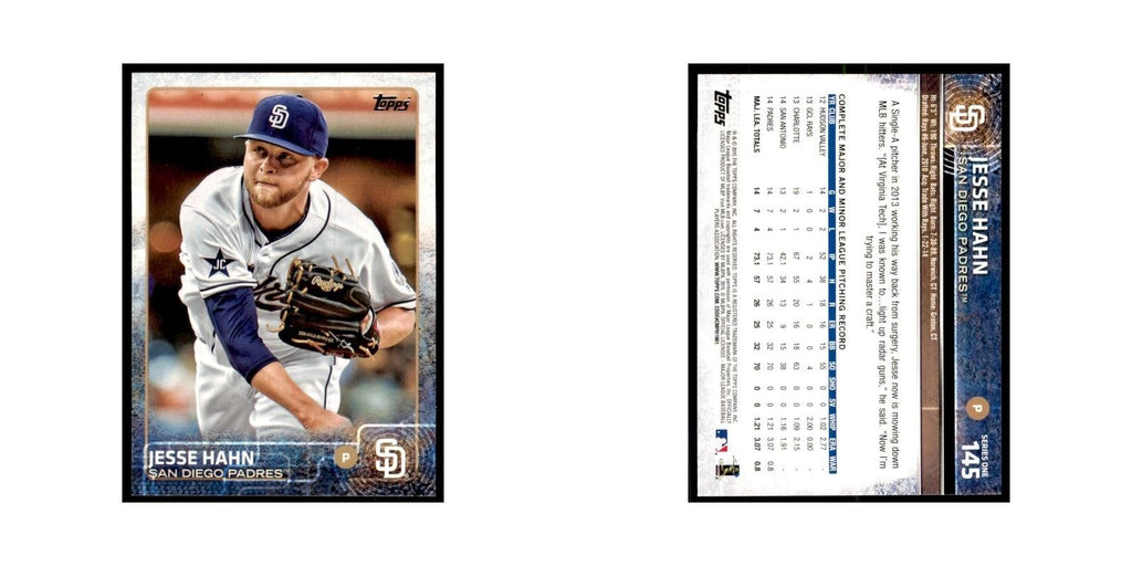 Jesse Hahn 2015 Topps #145 Baseball Cards Baseball Card NM