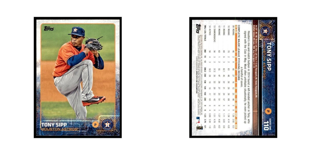 Tony Sipp 2015 Topps #110 Baseball Cards Baseball Card NM