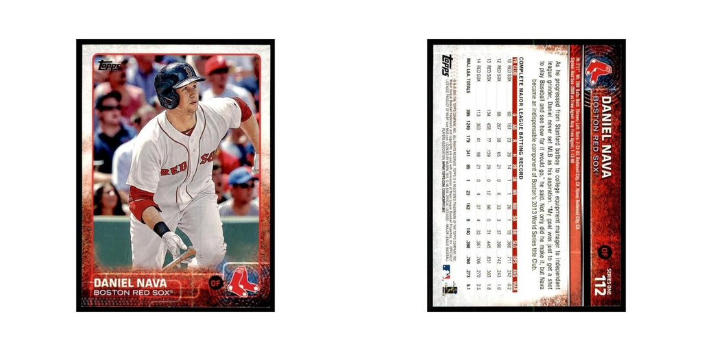 Daniel Nava 2015 Topps #112 Baseball Cards Baseball Card NM