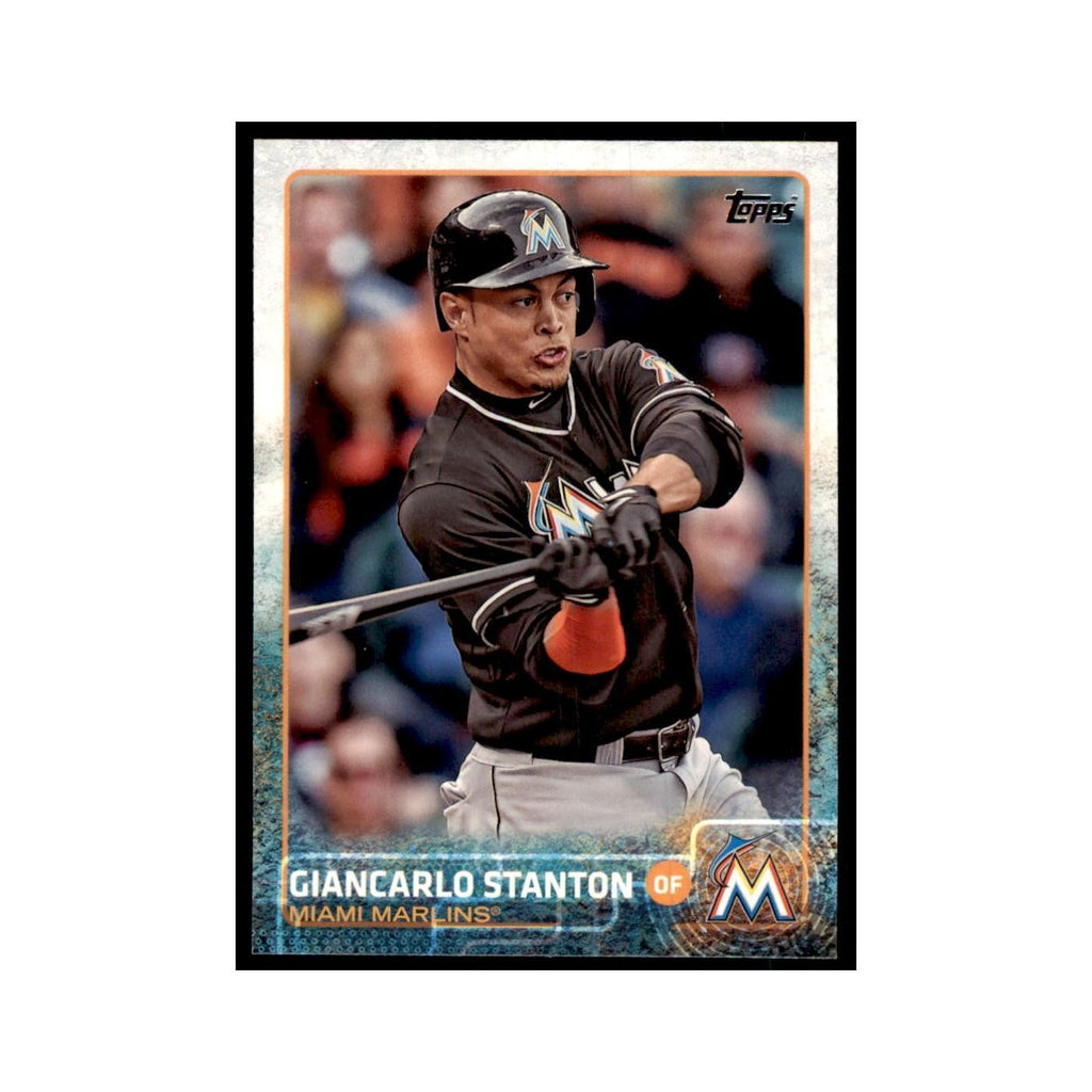 Giancarlo Stanton 2015 Topps #150 Baseball Cards Baseball Card NM