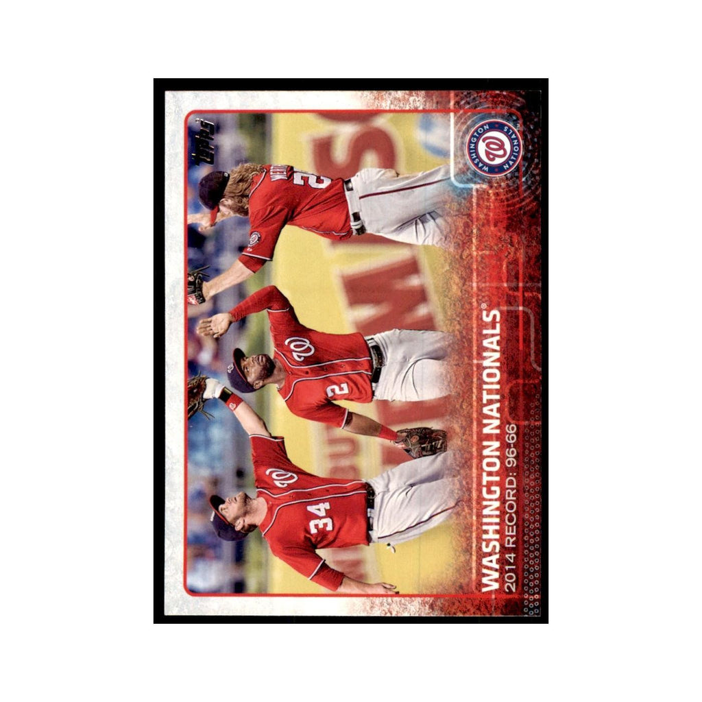 Washington Nationals 2015 Topps #160 Baseball Cards Baseball Card NM