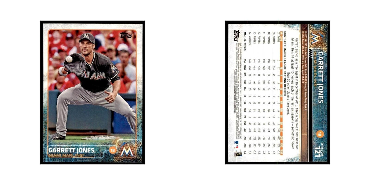 Garrett Jones 2015 Topps #121 Baseball Cards Baseball Card NM