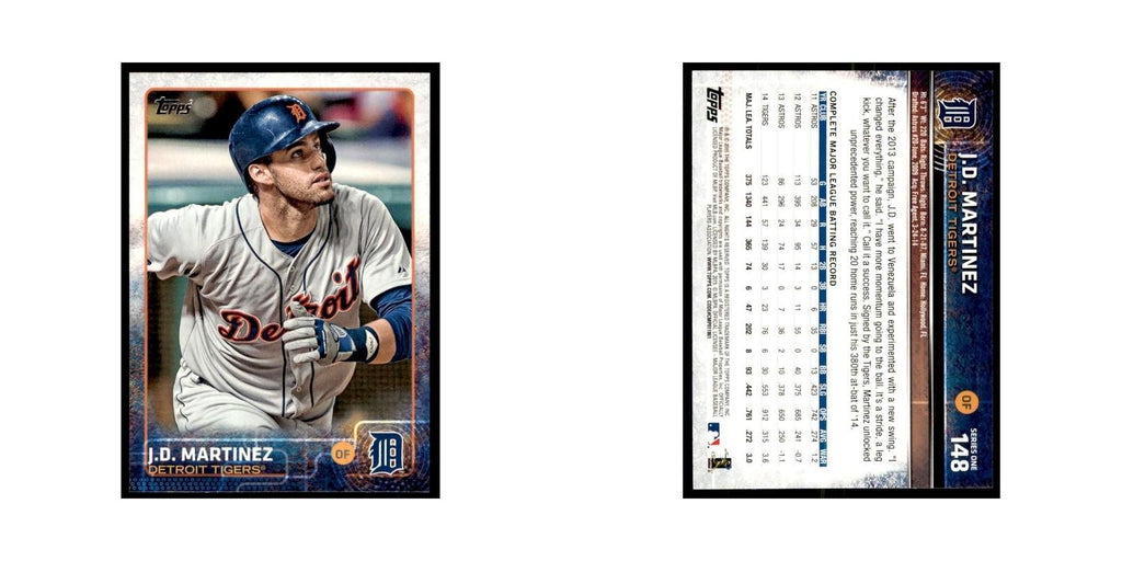 J.D. Martinez 2015 Topps #148 Baseball Cards Baseball Card NM