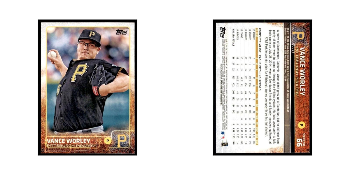 Vance Worley 2015 Topps #66 Baseball Cards Baseball Card NM