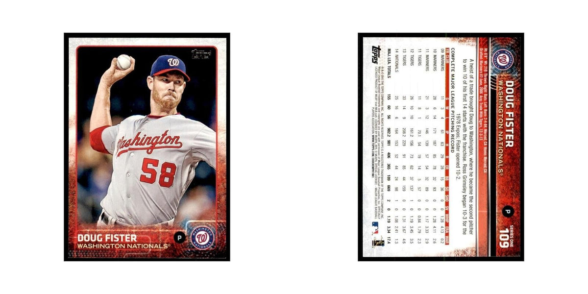 Doug Fister 2015 Topps #109 Baseball Cards Baseball Card NM