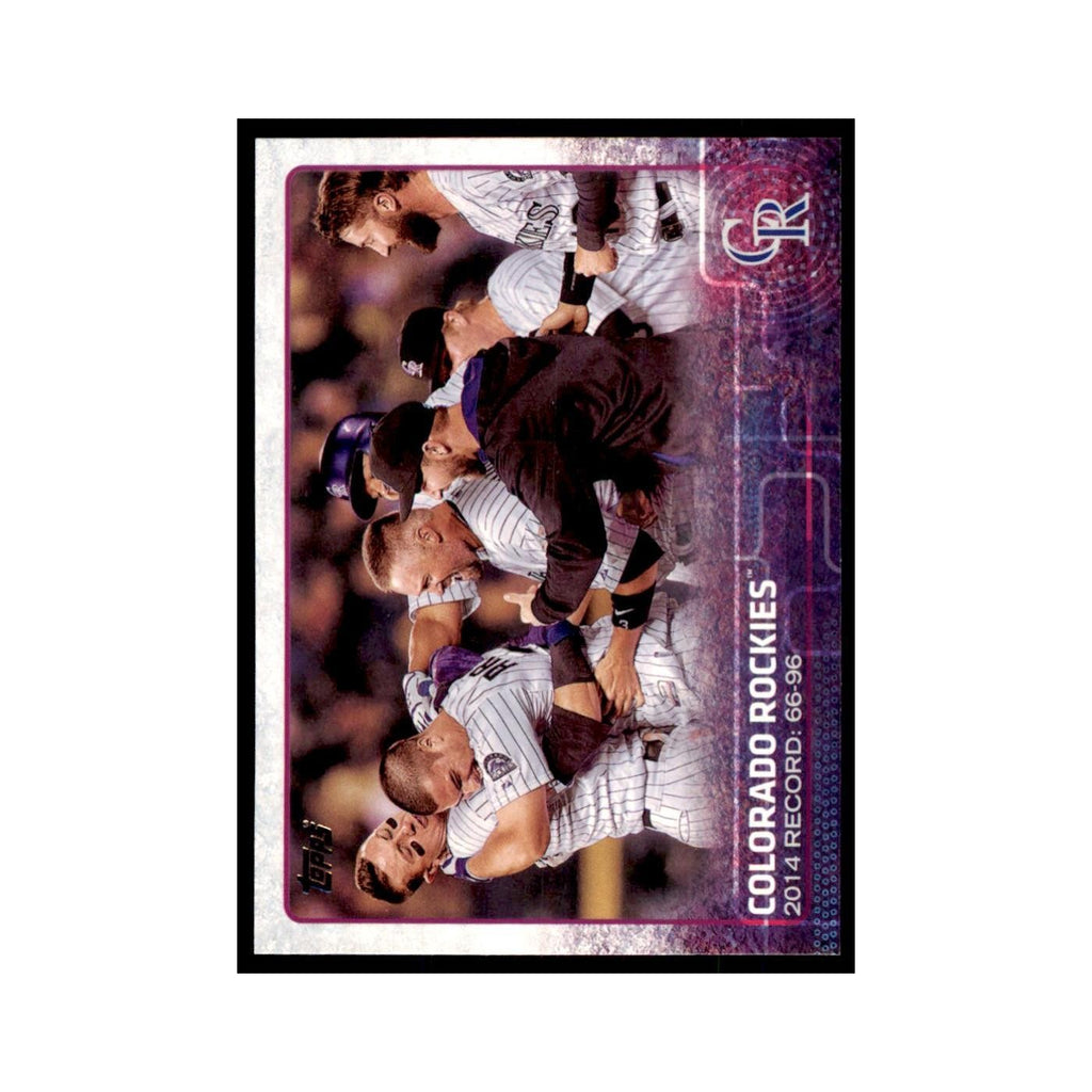 Colorado Rockies 2015 Topps #168 Baseball Cards Baseball Card NM
