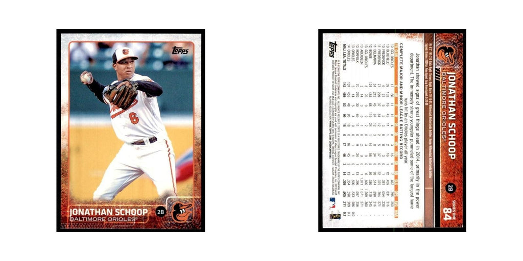 Jonathan Schoop 2015 Topps #84 Baseball Cards Baseball Card NM