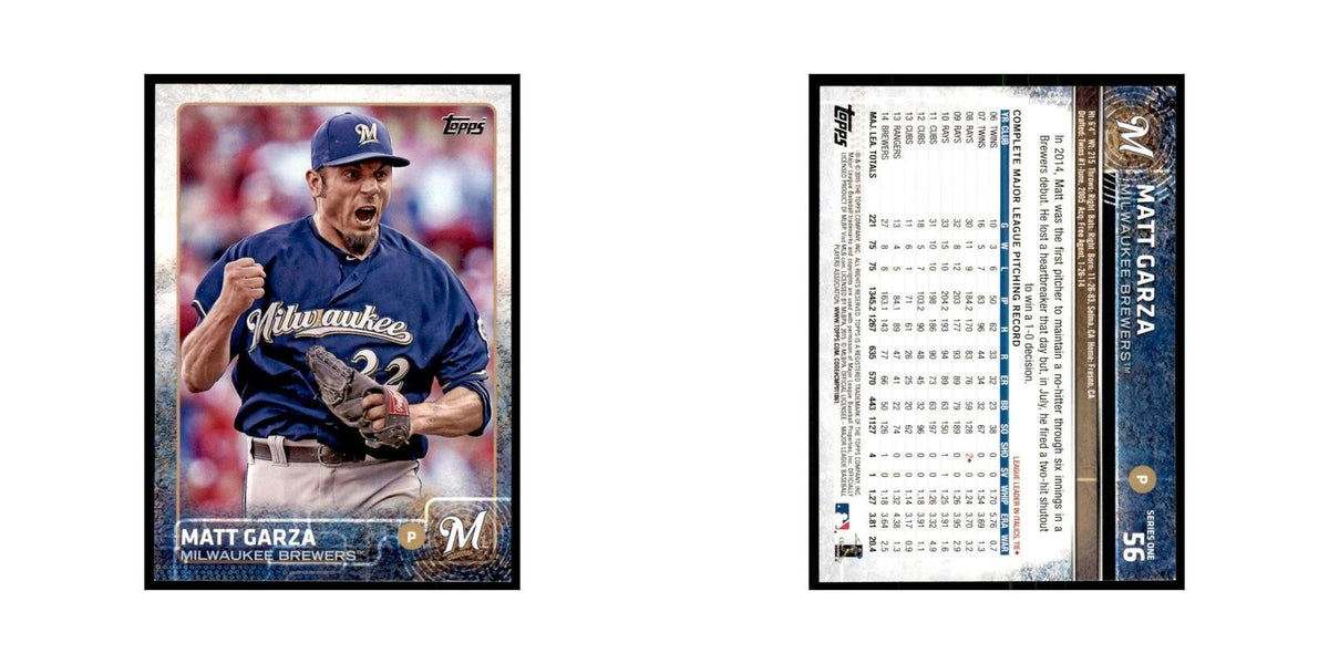 Matt Garza 2015 Topps #56 Baseball Cards Baseball Card NM