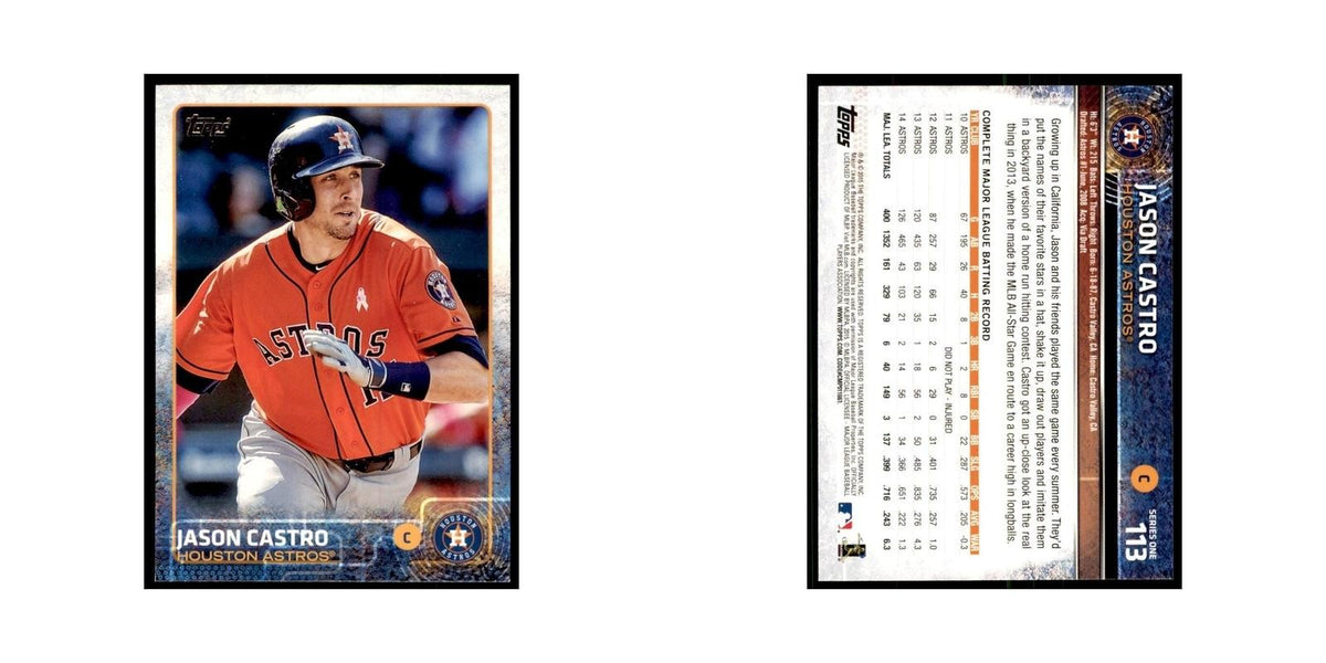 Jason Castro 2015 Topps #113 Baseball Cards Baseball Card NM