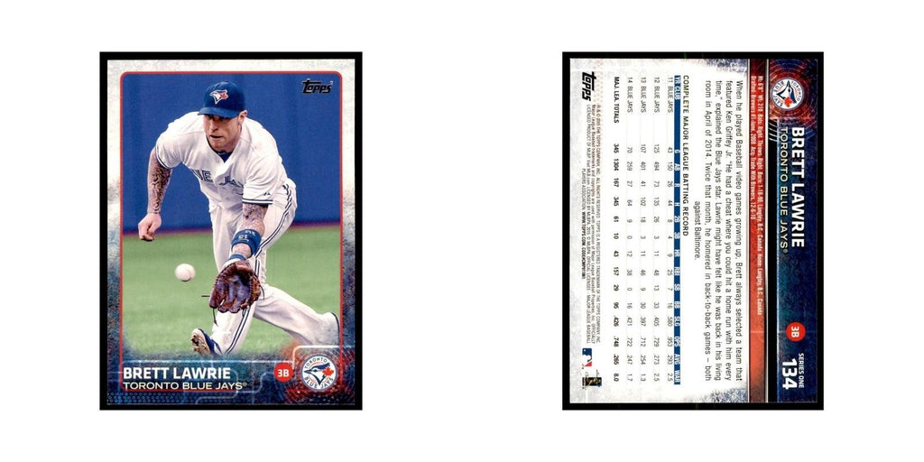 Brett Lawrie 2015 Topps #134 Baseball Cards Baseball Card NM