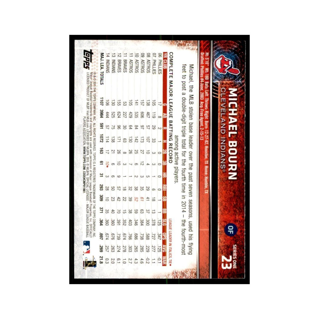 Michael Bourn 2015 Topps #23 Baseball Cards Baseball Card NM