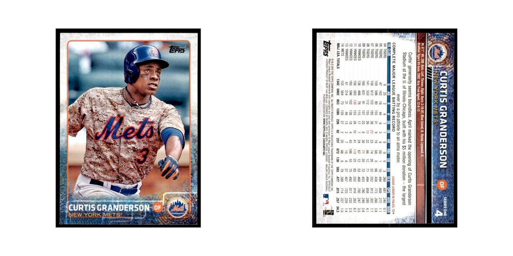 Curtis Granderson 2015 Topps #4 Baseball Cards Baseball Card NM
