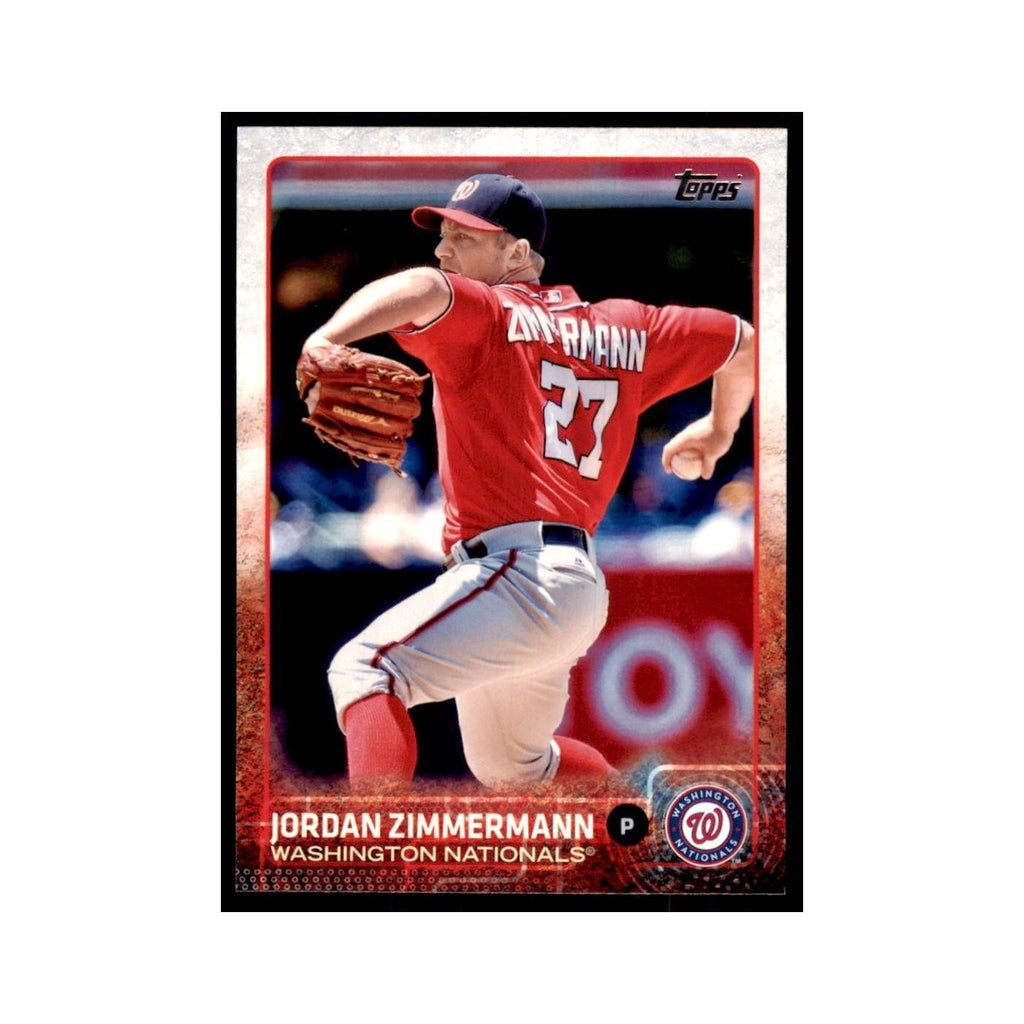 Jordan Zimmermann 2015 Topps #38 Baseball Cards Baseball Card NM