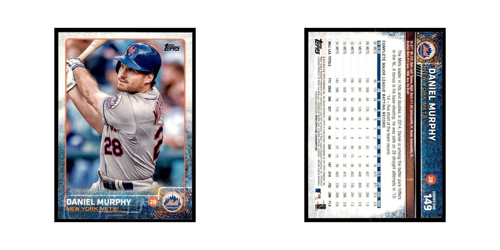 Daniel Murphy 2015 Topps #149 Baseball Cards Baseball Card NM