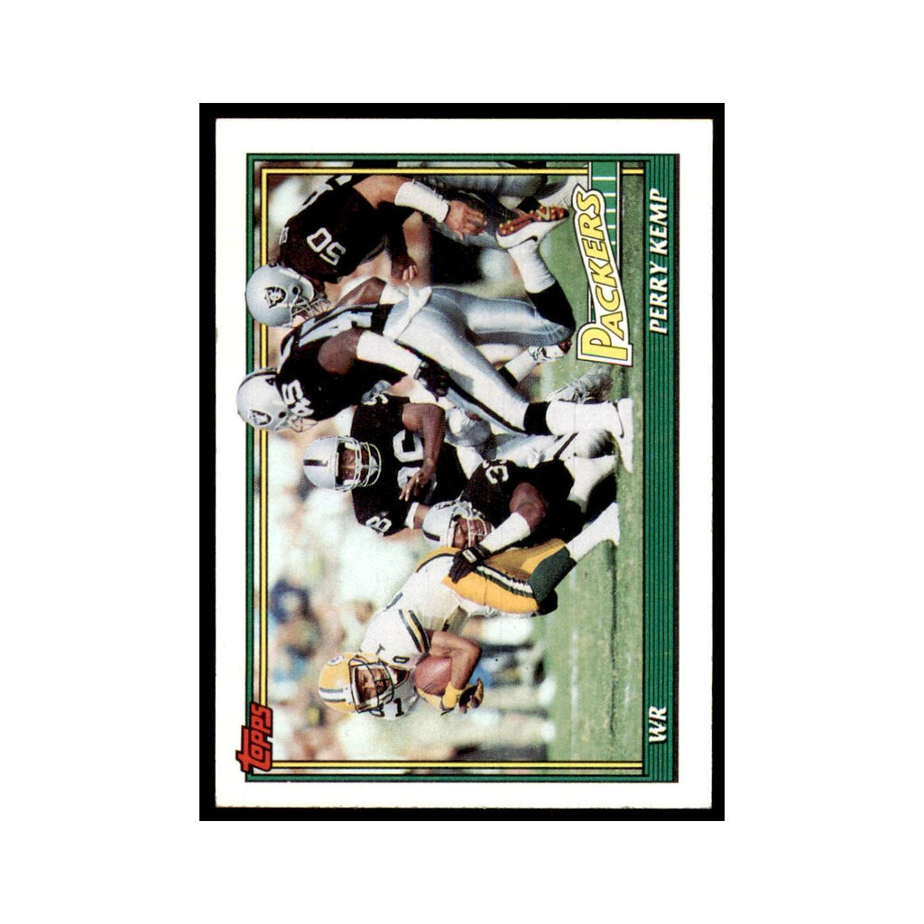 Perry Kemp 1991 Topps #445 Green Bay Packers Football Card NM