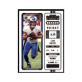 Cam Akers 2022 Panini Contenders #48 Los Angeles Rams Football Card NM