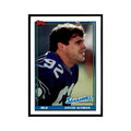 David Wyman 1991 Topps #269 Seattle Seahawks Football Card NM