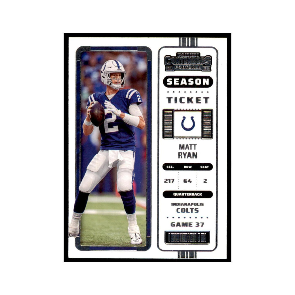 Matt Ryan 2022 Panini Contenders #43 Indianapolis Colts Football Card NM