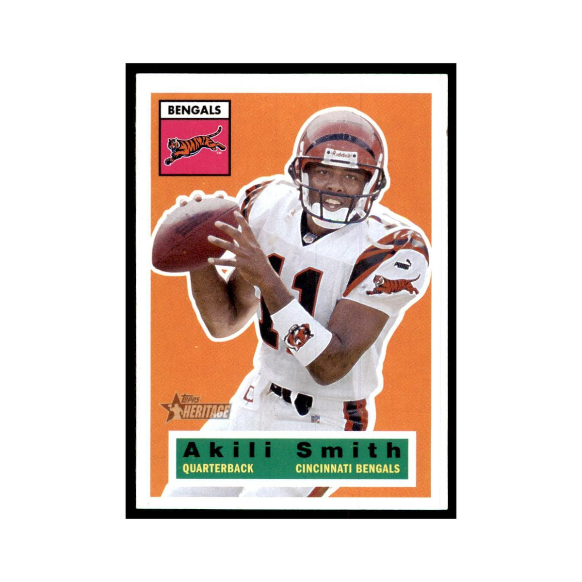 Akili Smith 2001 Topps Heritage #103 Cincinnati Bengals Football Card NM