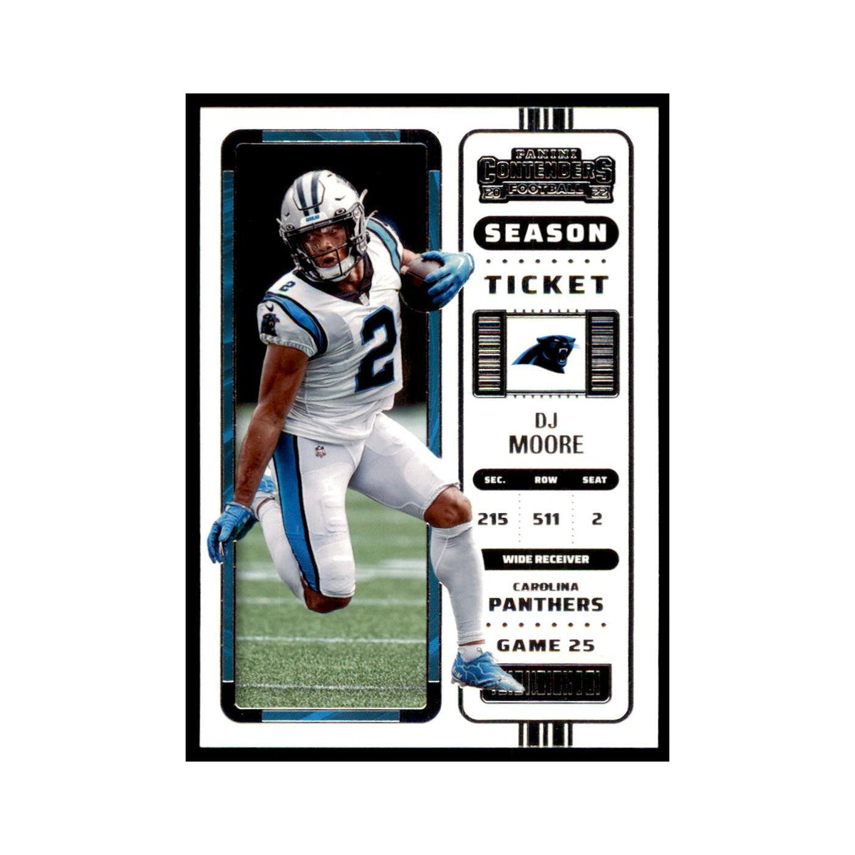 DJ Moore 2022 Panini Contenders #16 Chicago Bears Football Card NM