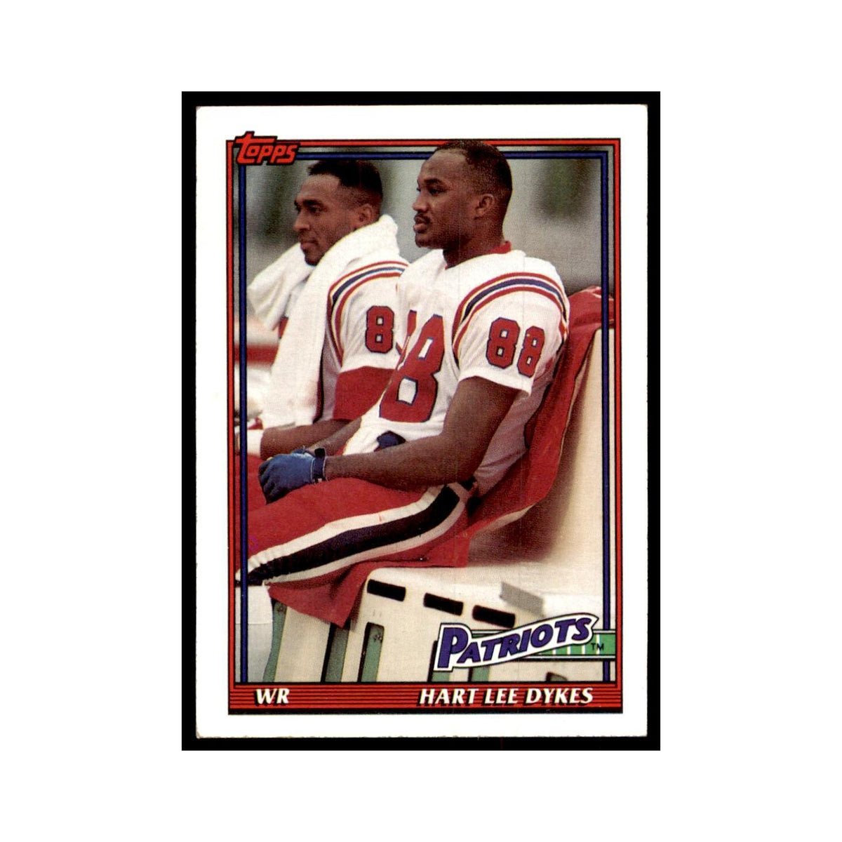 Hart Lee Dykes 1991 Topps #627 New England Patriots Football Card NM
