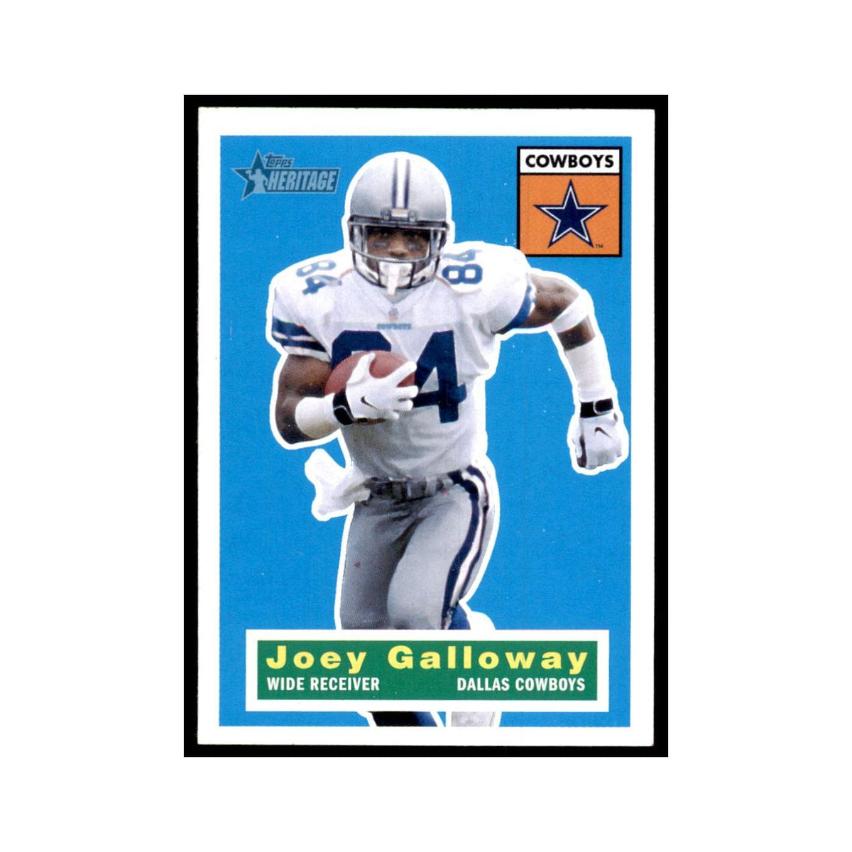 Joey Galloway 2001 Topps Heritage #88 Dallas Cowboys Football Card NM