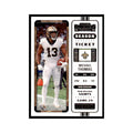 Michael Thomas 2022 Panini Contenders #63 New Orleans Saints Football Card NM
