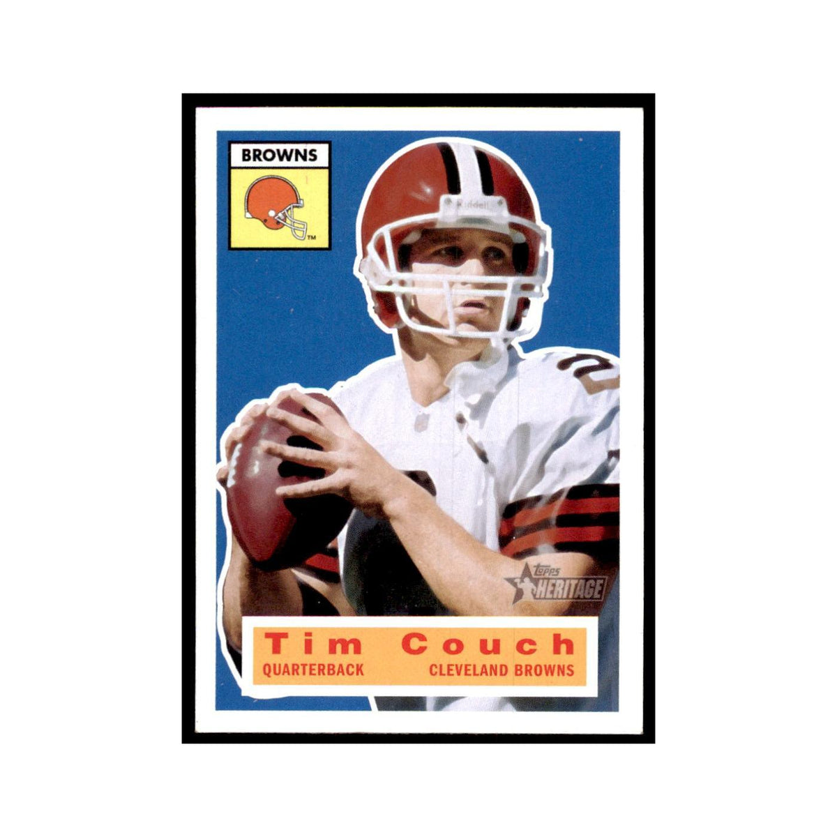 Tim Couch 2001 Topps Heritage #63 Cleveland Browns Football Card NM