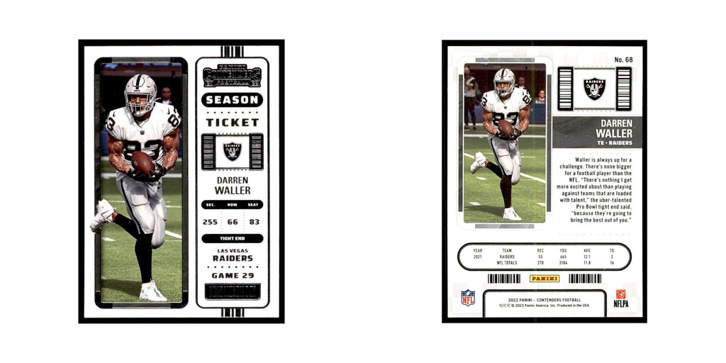 Darren Waller 2022 Panini Contenders #68 New York Giants Football Card NM