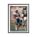 Jeff Uhlenhake 1991 Topps #123 Miami Dolphins Football Card NM