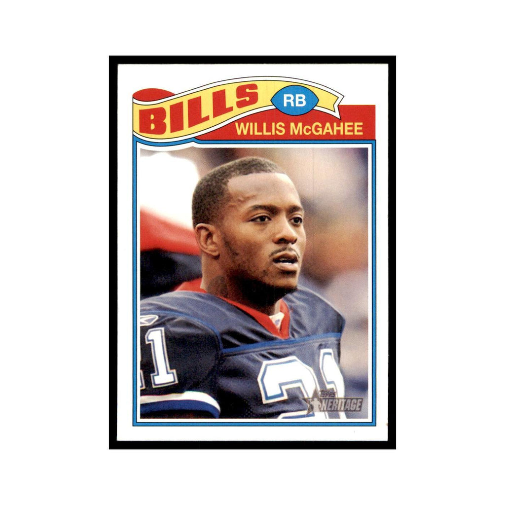 Willis McGahee 2005 Topps Heritage #50 Buffalo Bills Football Card NM