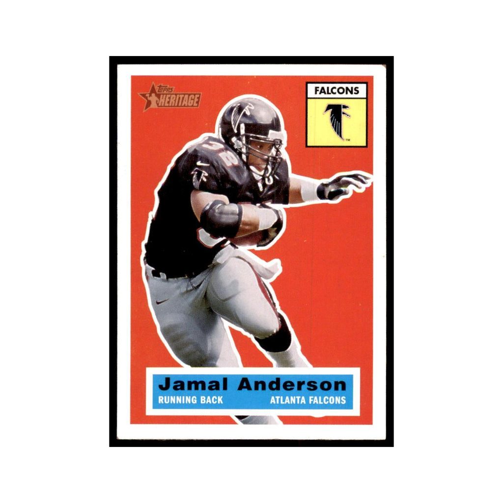 Jamal Anderson 2001 Topps Heritage #20 Atlanta Falcons Football Card NM