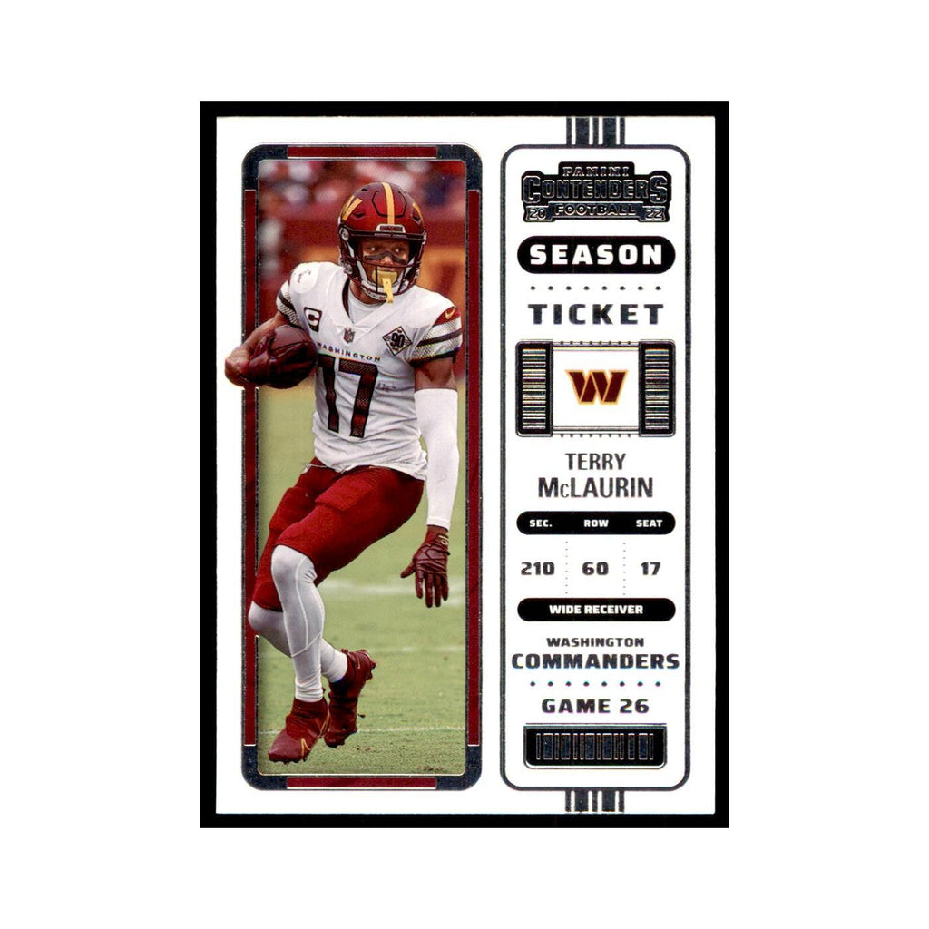 Terry McLaurin 2022 Panini Contenders #99 Washington Commanders Football Card NM