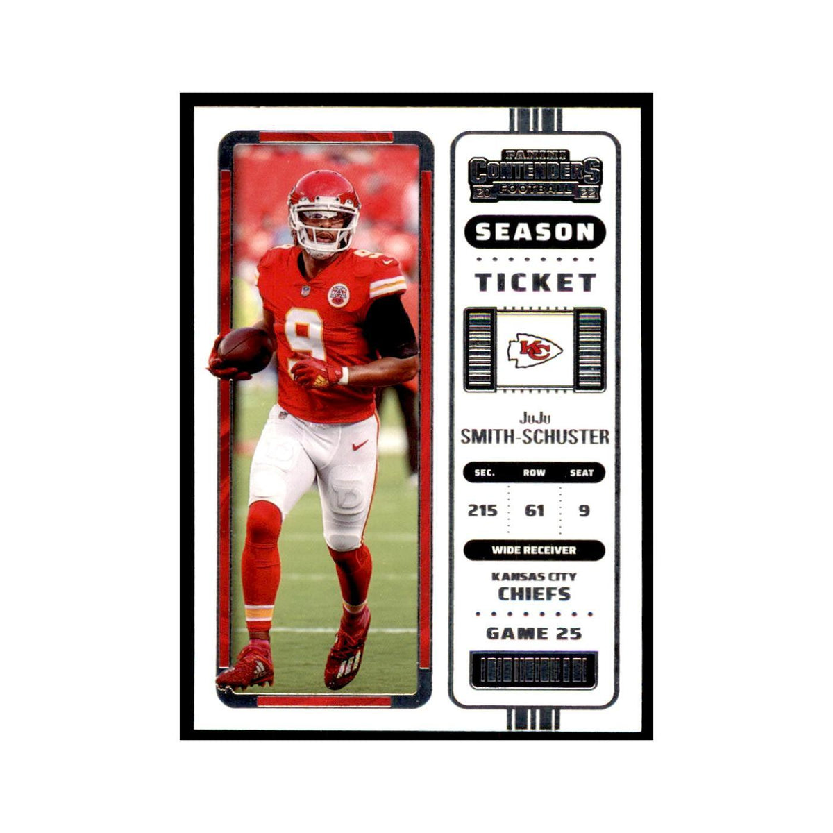 JuJu Smith-Schuster 2022 Panini Contenders #60 Kansas City Chiefs NM