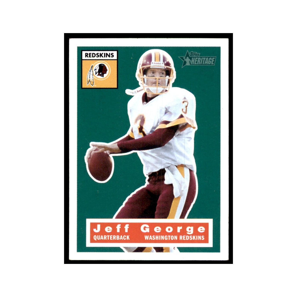 Jeff George 2001 Topps Heritage #5 Washington Redskins Football Card NM