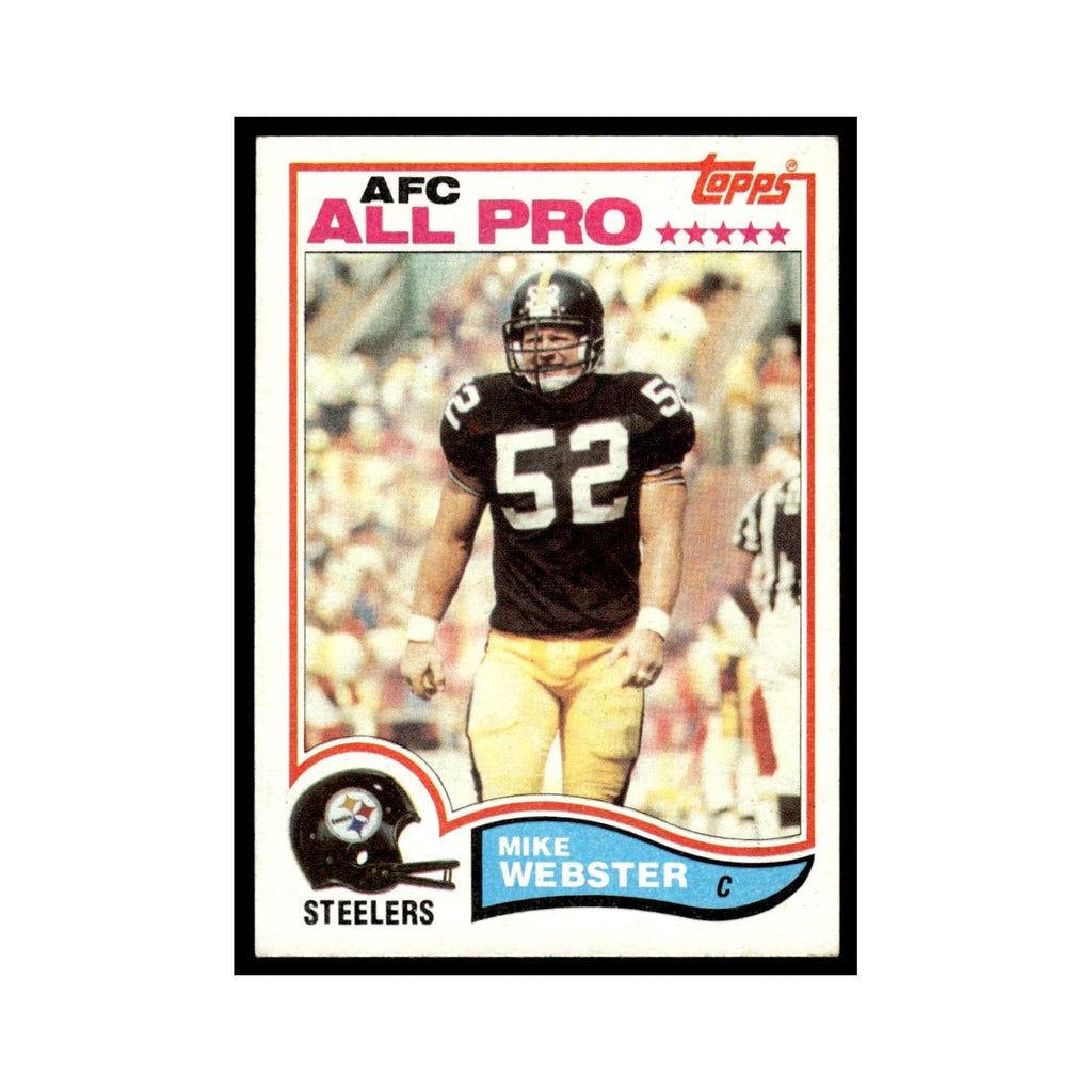 Mike Webster 1982 Topps #222.0 Pittsburgh Steelers Football Card EX