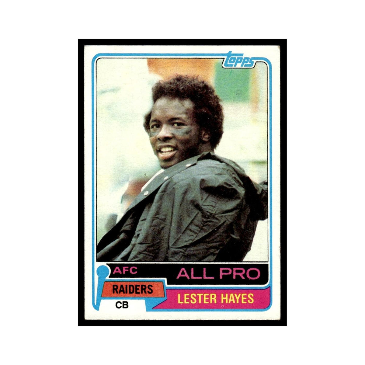 Lester Hayes 1981 Topps #20.0 Oakland Raiders Football Card EX