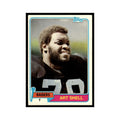 Art Shell 1981 Topps #43.0 Oakland Raiders Football Card EX