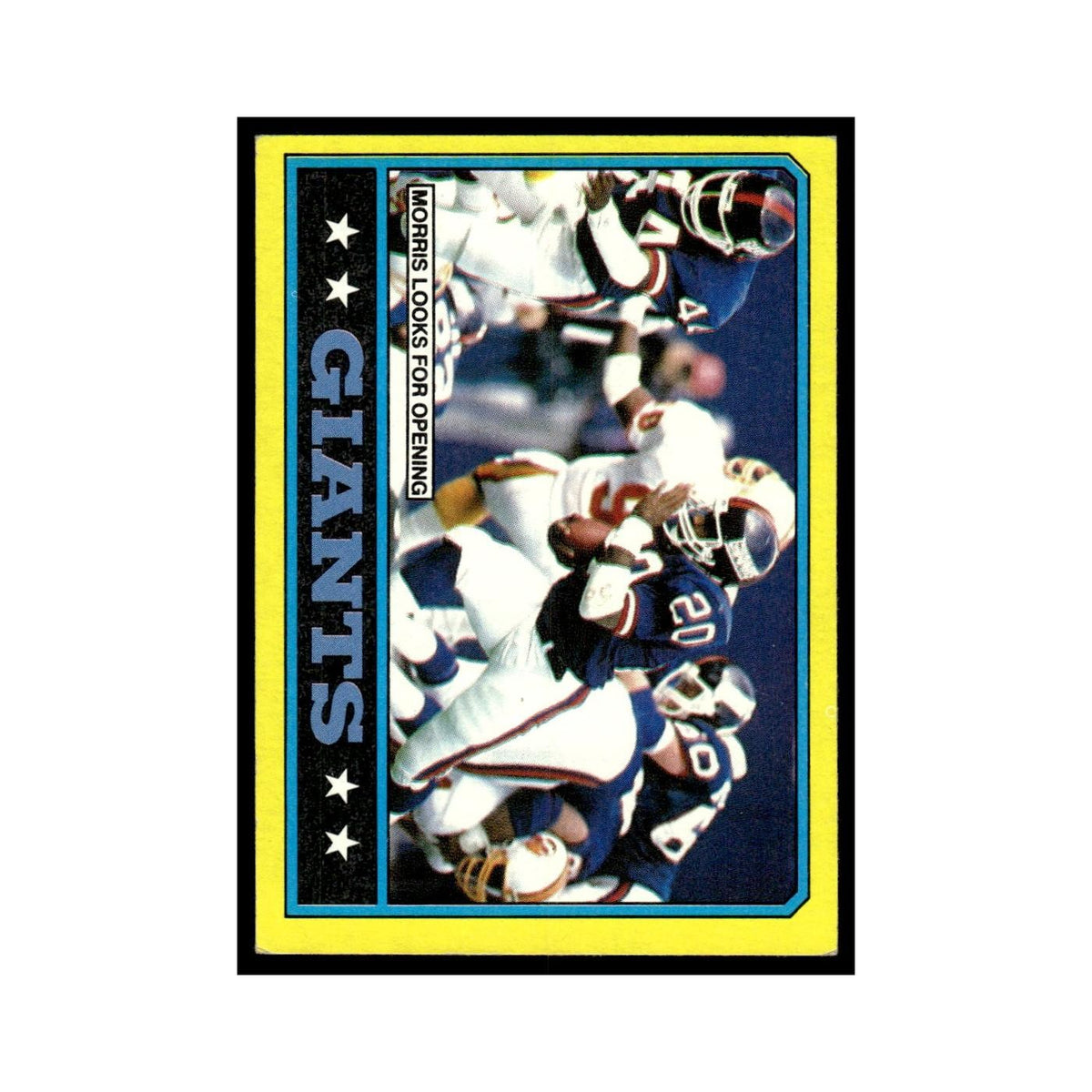 New York Giants 1986 Topps #137.0 Football Card EX