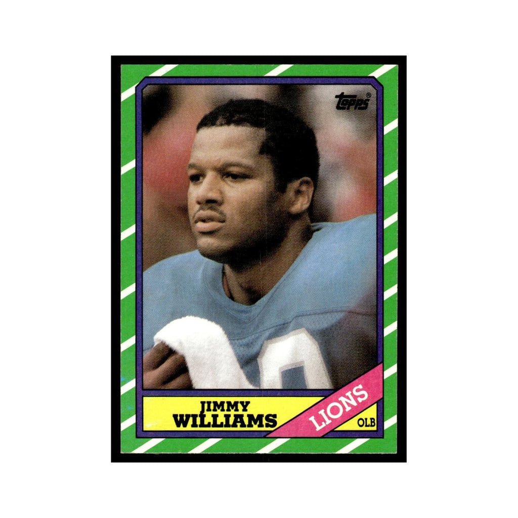 Jimmy Williams Rookie 1986 Topps #252.0 Detroit Lions Football Card EX