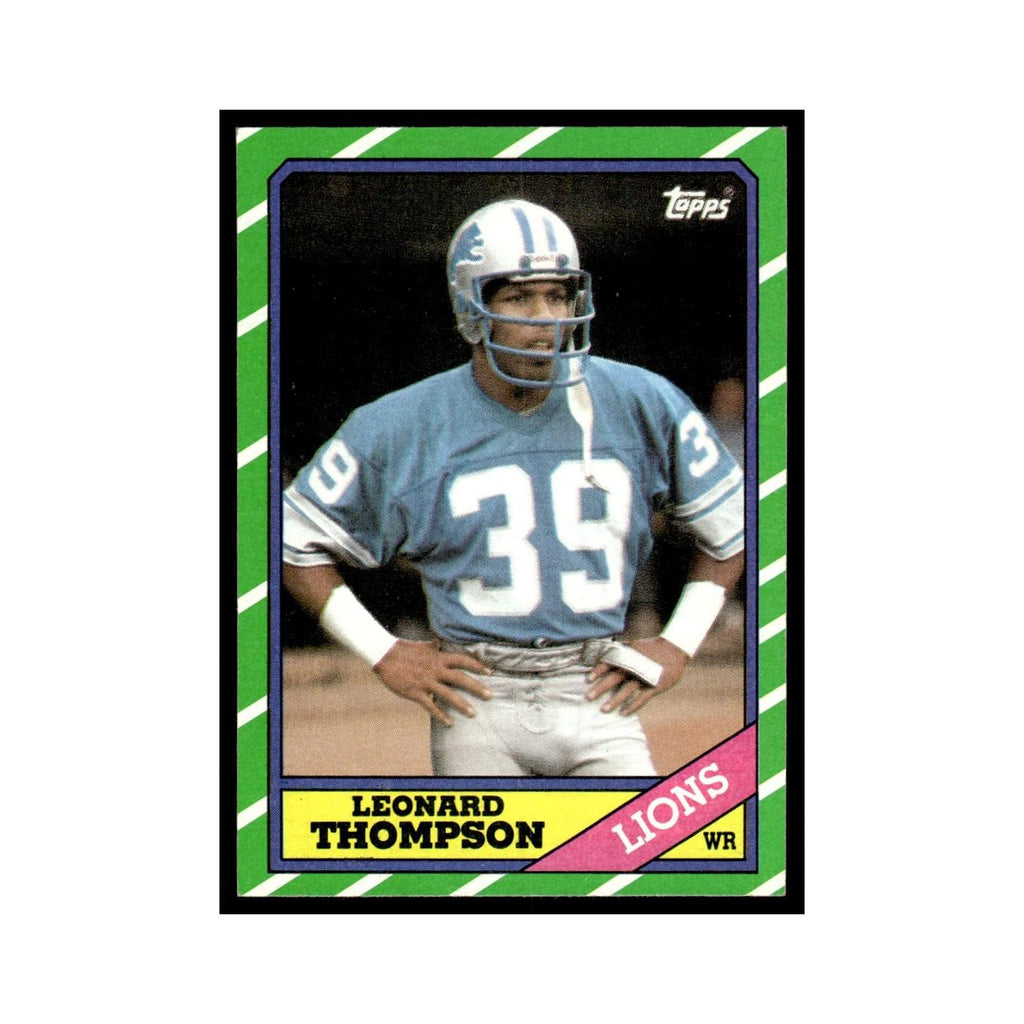 Leonard Thompson 1986 Topps #247.0 Detroit Lions Football Card EX