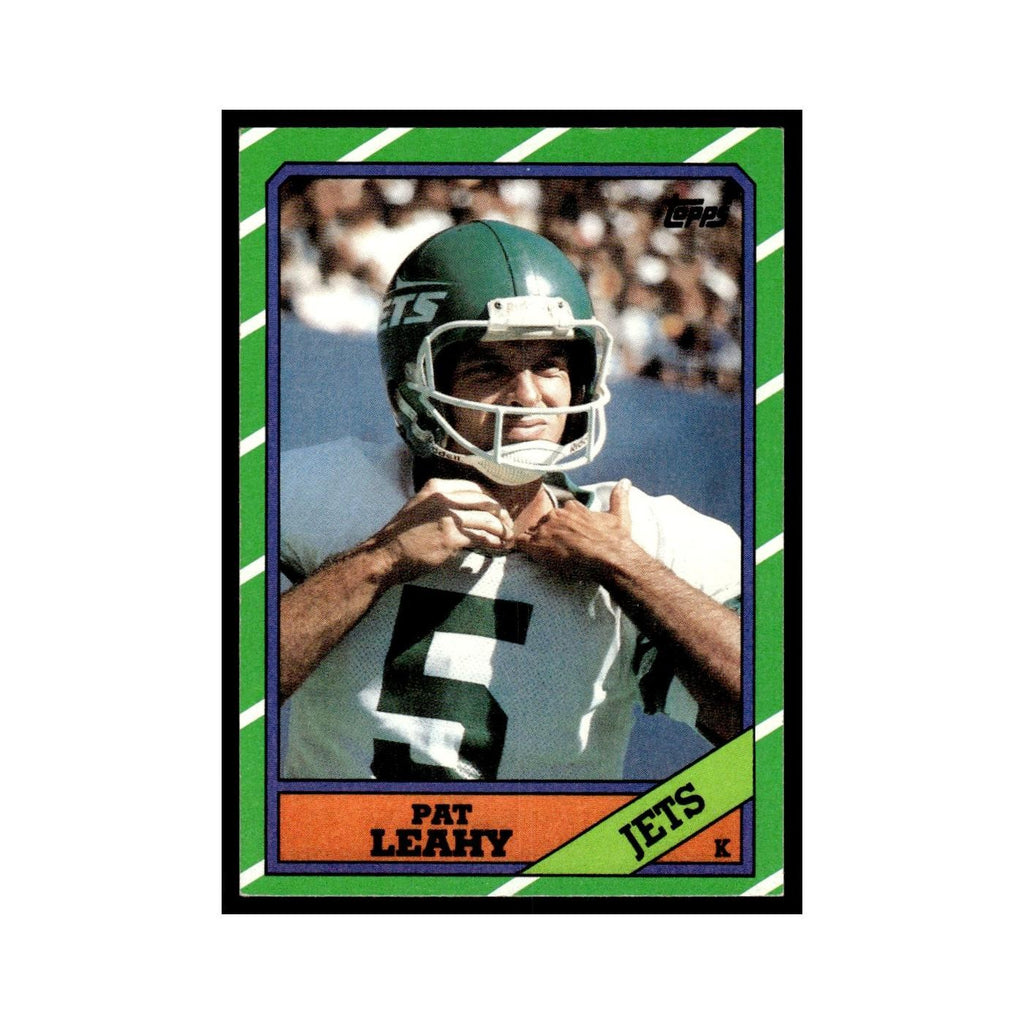Pat Leahy 1986 Topps #104.0 New York Jets Football Card EX