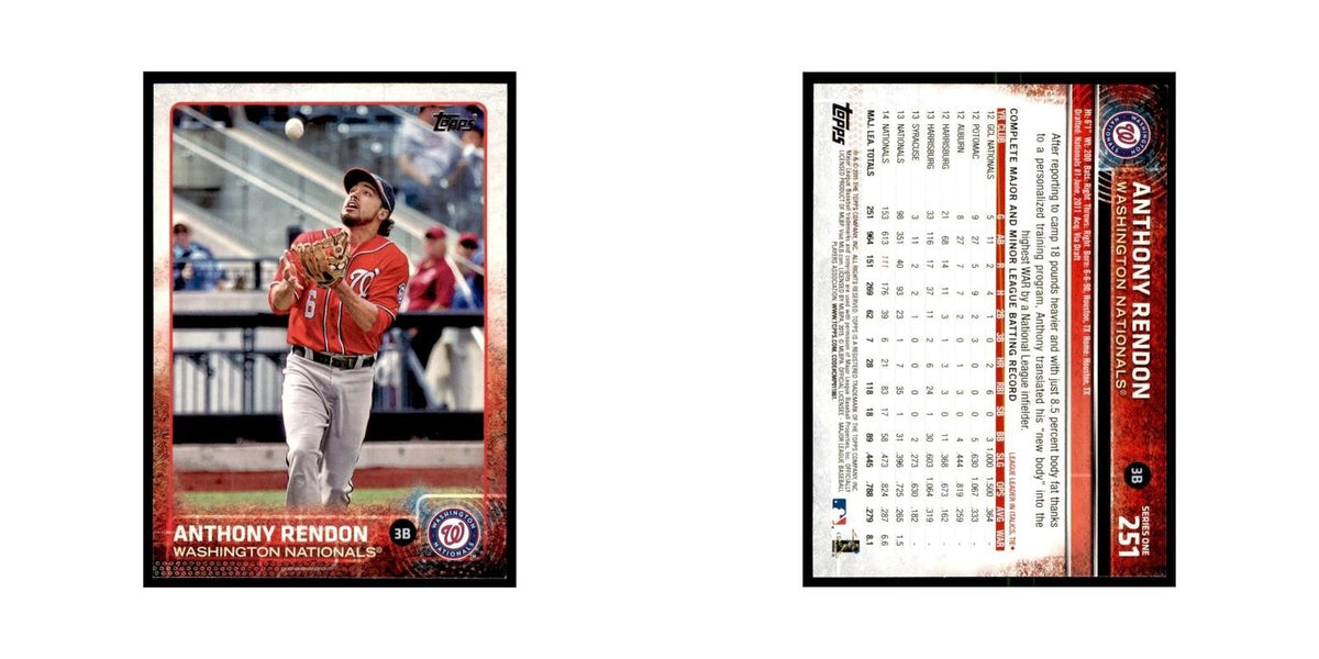 Anthony Rendon 2015 Topps #251 Baseball Cards Baseball Card NM