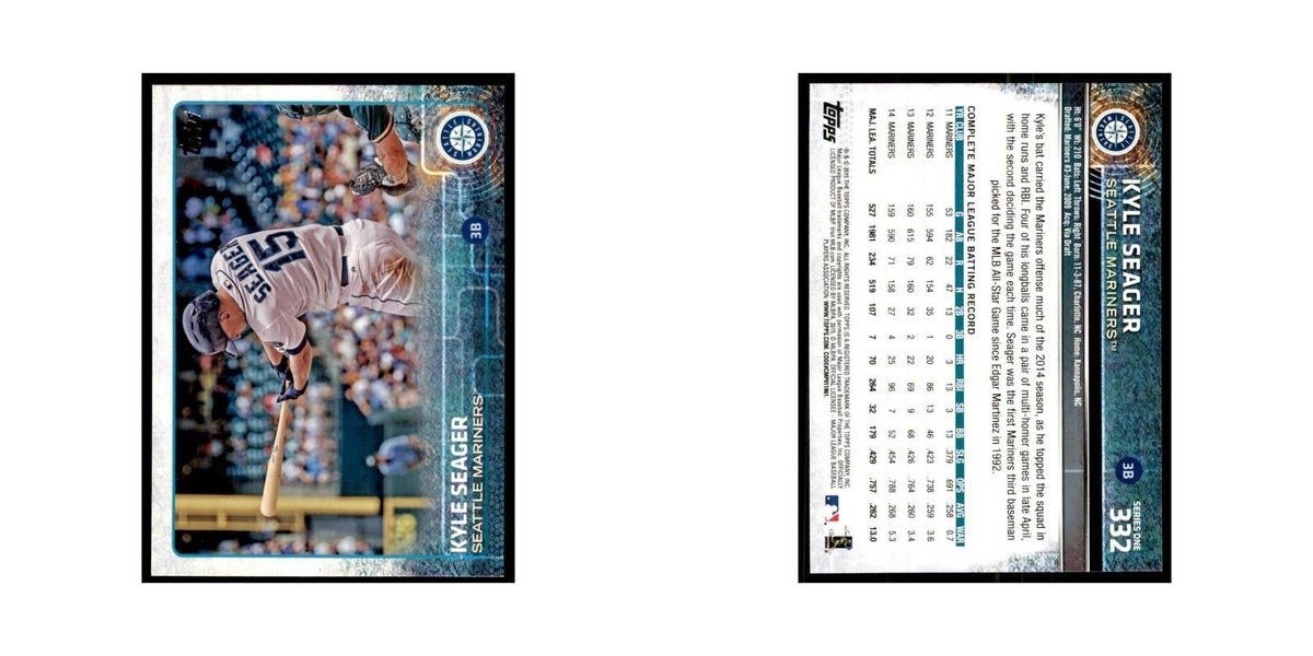 Kyle Seager 2015 Topps #332 Baseball Cards Baseball Card NM